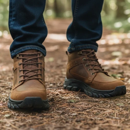 Skechers Slip-ins Waterproof Relaxed Fit: Respected 2.0 - Orson 205652 Brown Men's | newshoes.ie