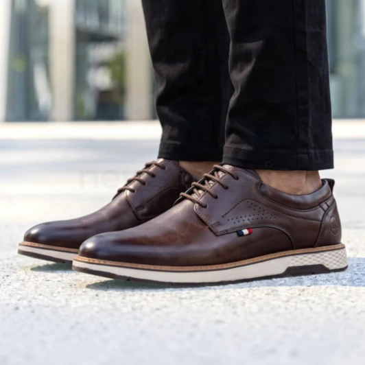 Ninety78 NTY566 Tan Smart Casual Shoe | newshoes.ie