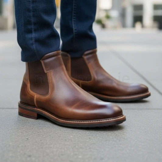 Dubarry Santos 4722-07 Tan Men's Chelsea Boot | newshoes.ie
