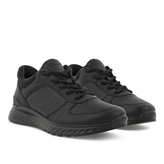Ecco Exostride W Low 835313-01001 Black Ladies Casual Shoe | newshoes.ie