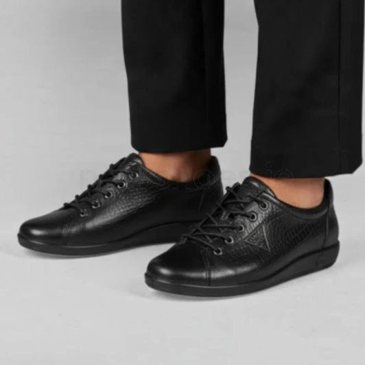 Ecco Soft 2.0 206503-56723 Black Women's Walking Shoe | newshoes.ie