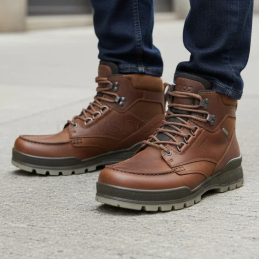 Ecco Track 25 GTX 831704-52600 Bison Men's High Boot | newshoes.ie