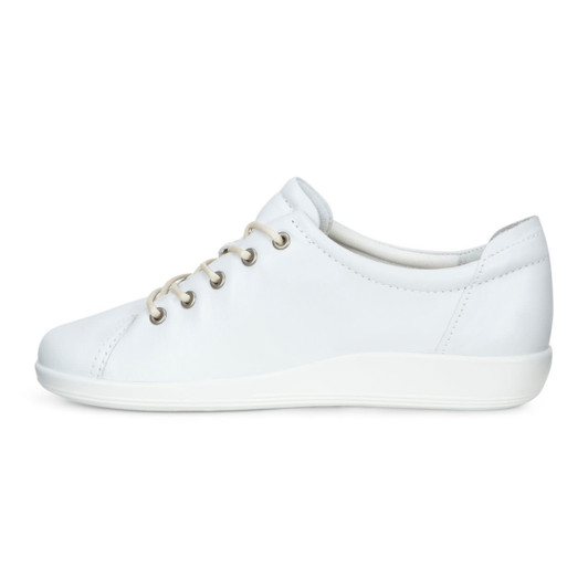 Ecco Soft 2.0 206503-01007 White Feather Women's Walking Shoe  | newshoes.ie