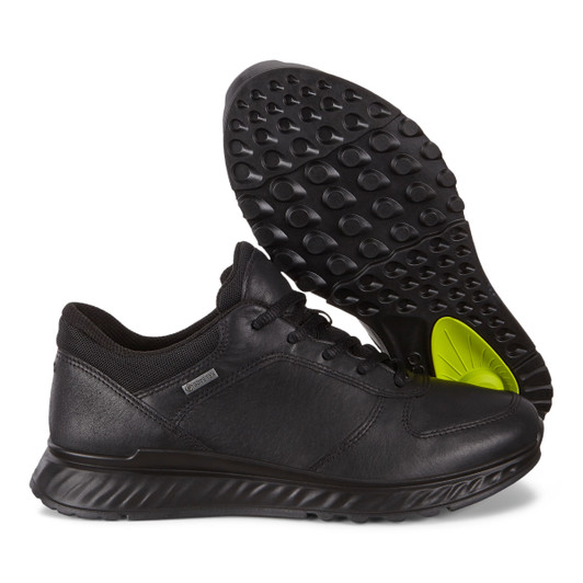 Ecco Exostride Ladies W Low GTX 835303-01001 Black Women's Casual Shoe | newshoes.ie