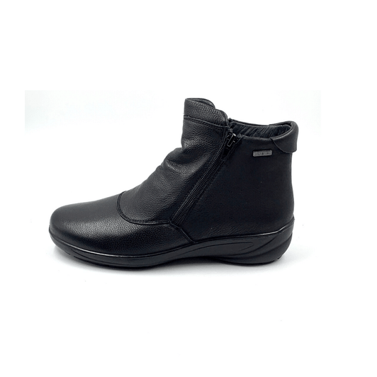 G Comfort P-9521S Black  Wider Fit zip 2E fit boot | newshoes.ie