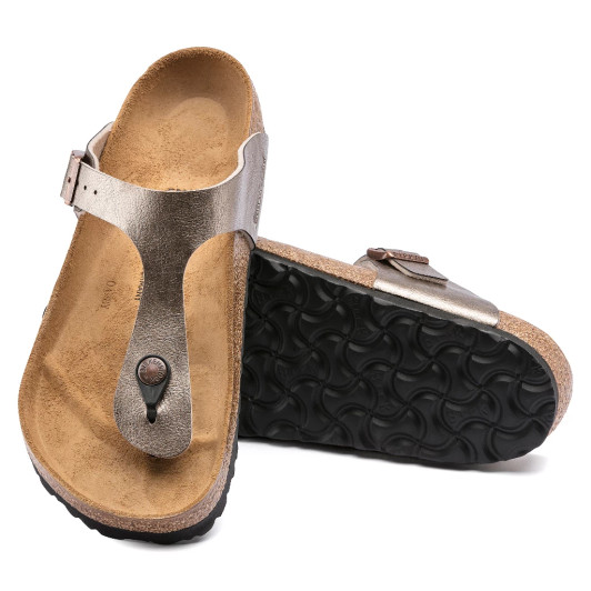 Birkenstock Gizeh Graceful Taupe 1016144 Toe Post Women's Sandal | newshoes.ie