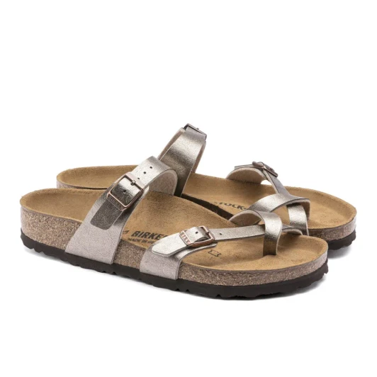 Birkenstock Mayari Graceful Taupe 1016408 Metallic Strappy Women's Sandal | newshoes.ie