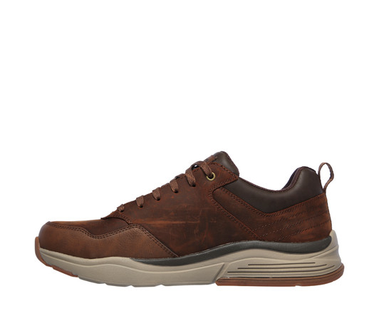 Skechers Relaxed Fit: Benago - Hombre Waterproof 210021 CDB Brown Men's Sneaker | newshoes.ie