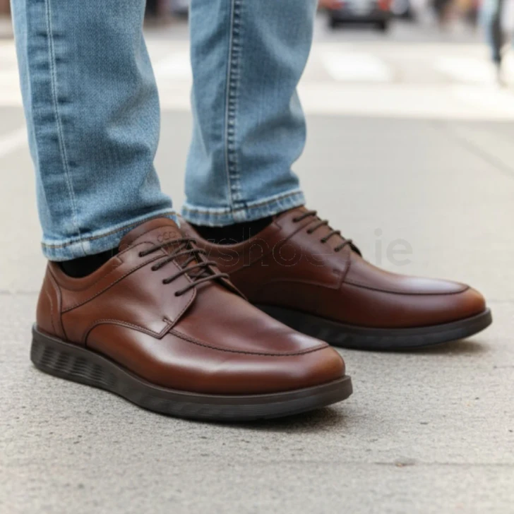 Ecco S Lite Hybrid 520324-01053 Tan Derby Men's Shoe