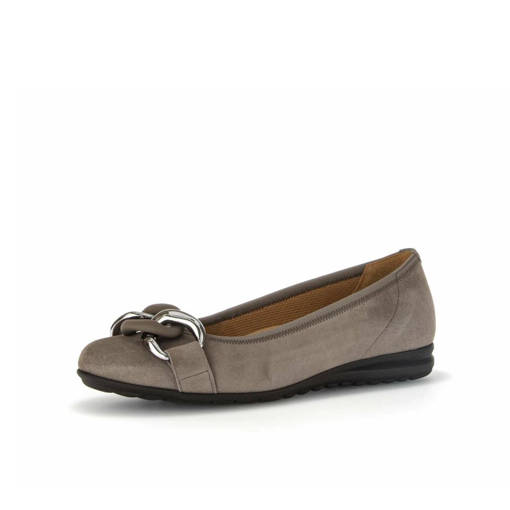 Gabor 32.625.33 Taupe Ballerina Pumps