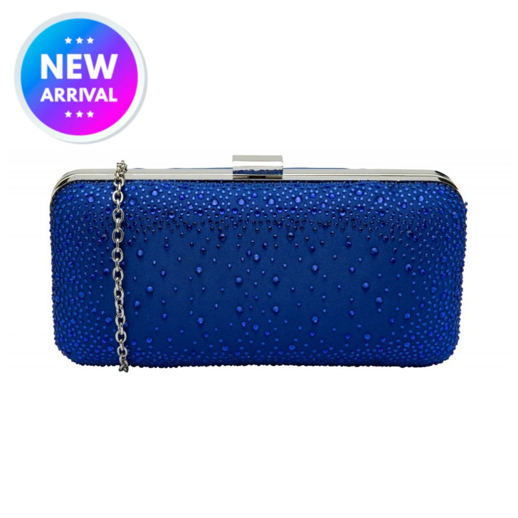 Lotus Mirabel ULG065EJ0 Sapphire & Diamante Clutch Bag