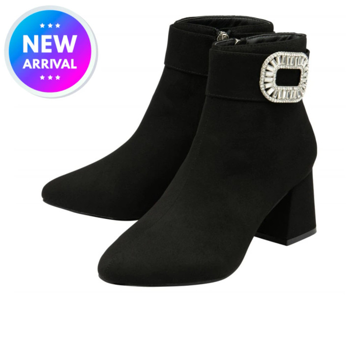 Lotus Duffie ULB330BB00 Black Ankle Boot