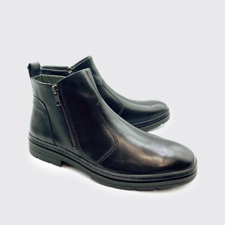 Dubarry Barry 5855-01 Black Wide Fit Twin Zip Boot
