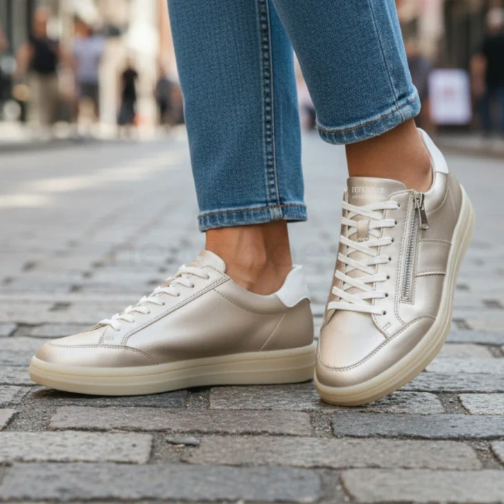 Remonte D2C02-90 Pale Gold Sneaker