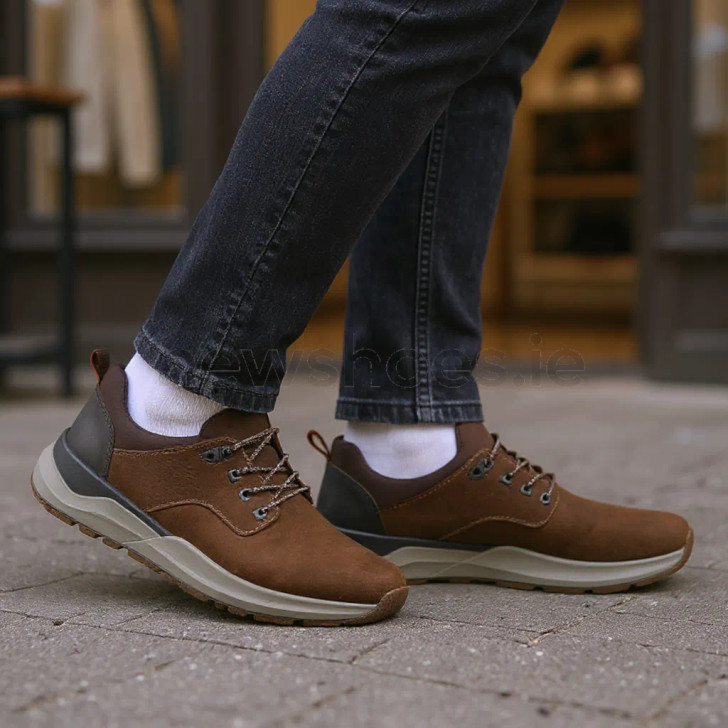 Rieker 06050-22 Brown Wide Fit Slip-on Sneaker | newshoes.ie
