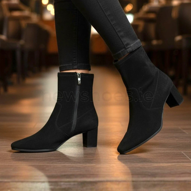 Caprice 9-25354-41 044 Black Stretch Ankle Boot