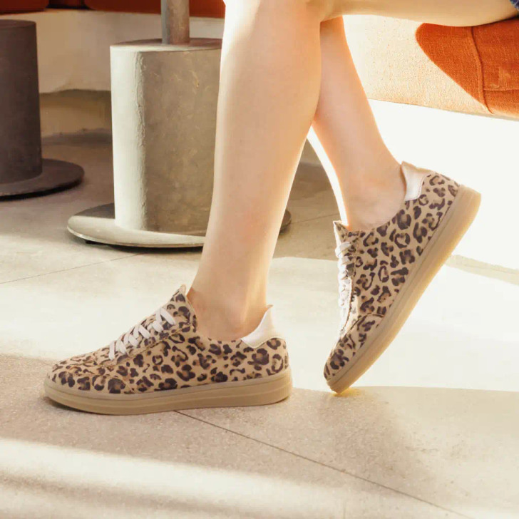 Remonte D2C06-90 Leopard Print Low Sneaker