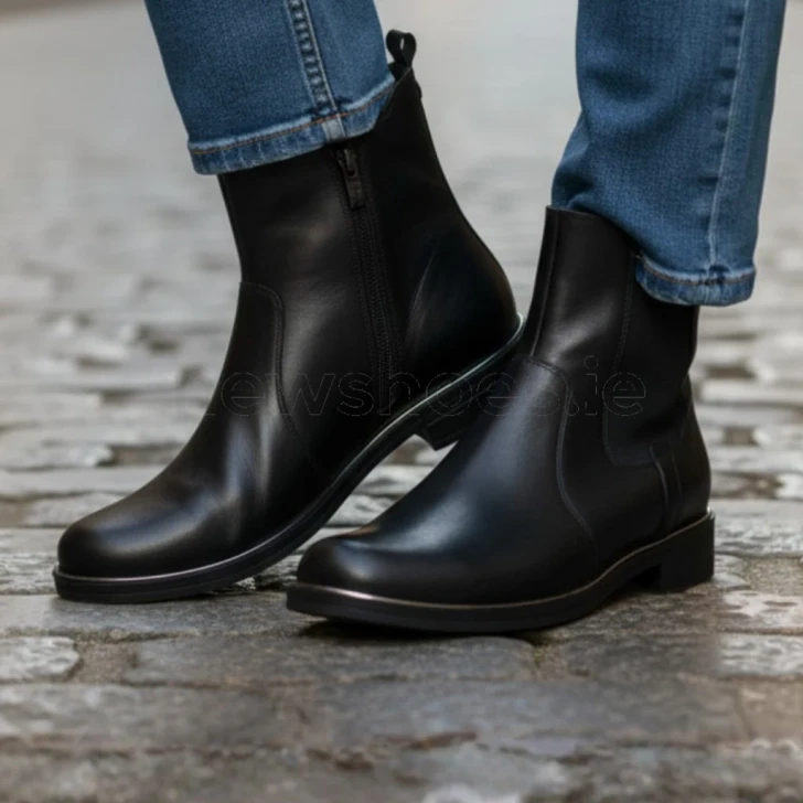 Caprice 9-25304-41 022 Black Low Block Heel Ankle Boot