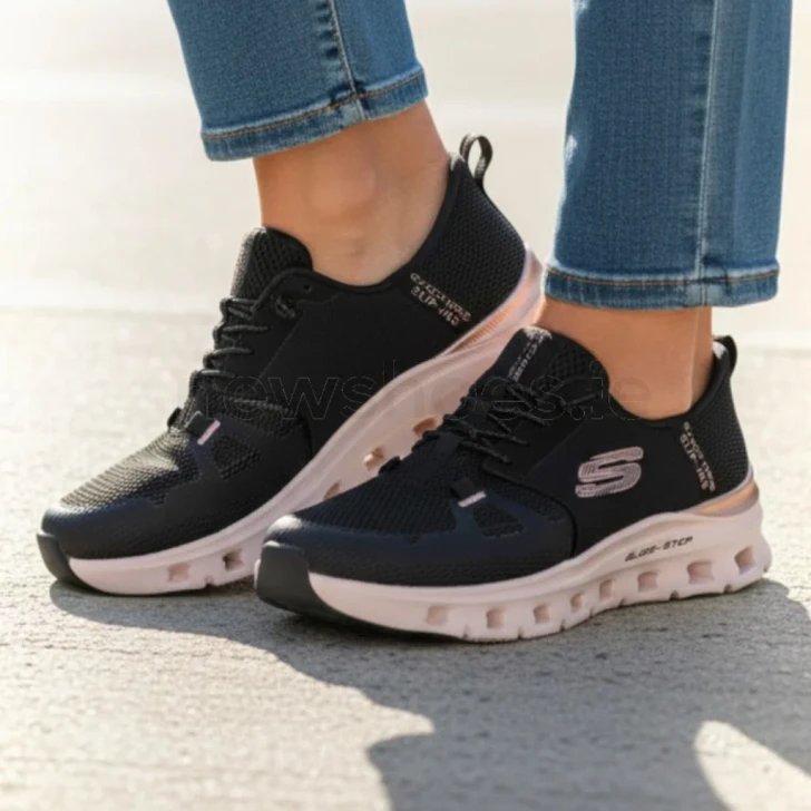 Skechers Slip-ins: Glide-Step Pro - Radiant Stride 150438 Black Rose Gold Women's Trainer