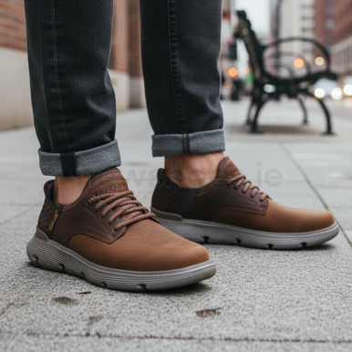 Skechers Slip-ins 205046 Brown Men display picture 1