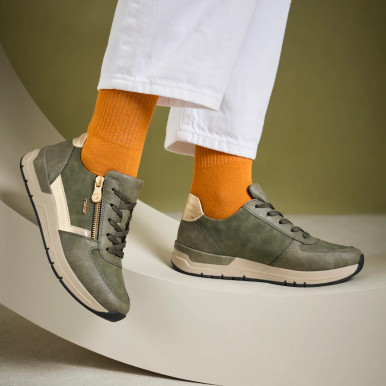 Rieker 58902-54 Olive Sneaker | Rieker Ireland