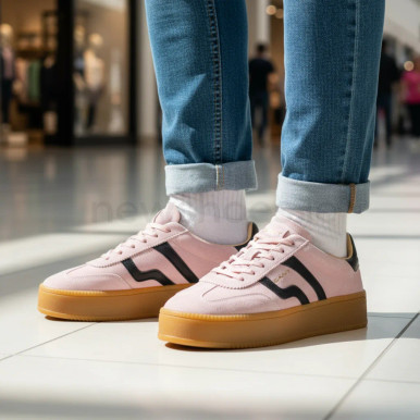 Gant Cuzmani 31533048 G964 Dusty Pink Platform Sneaker | Gant Ireland