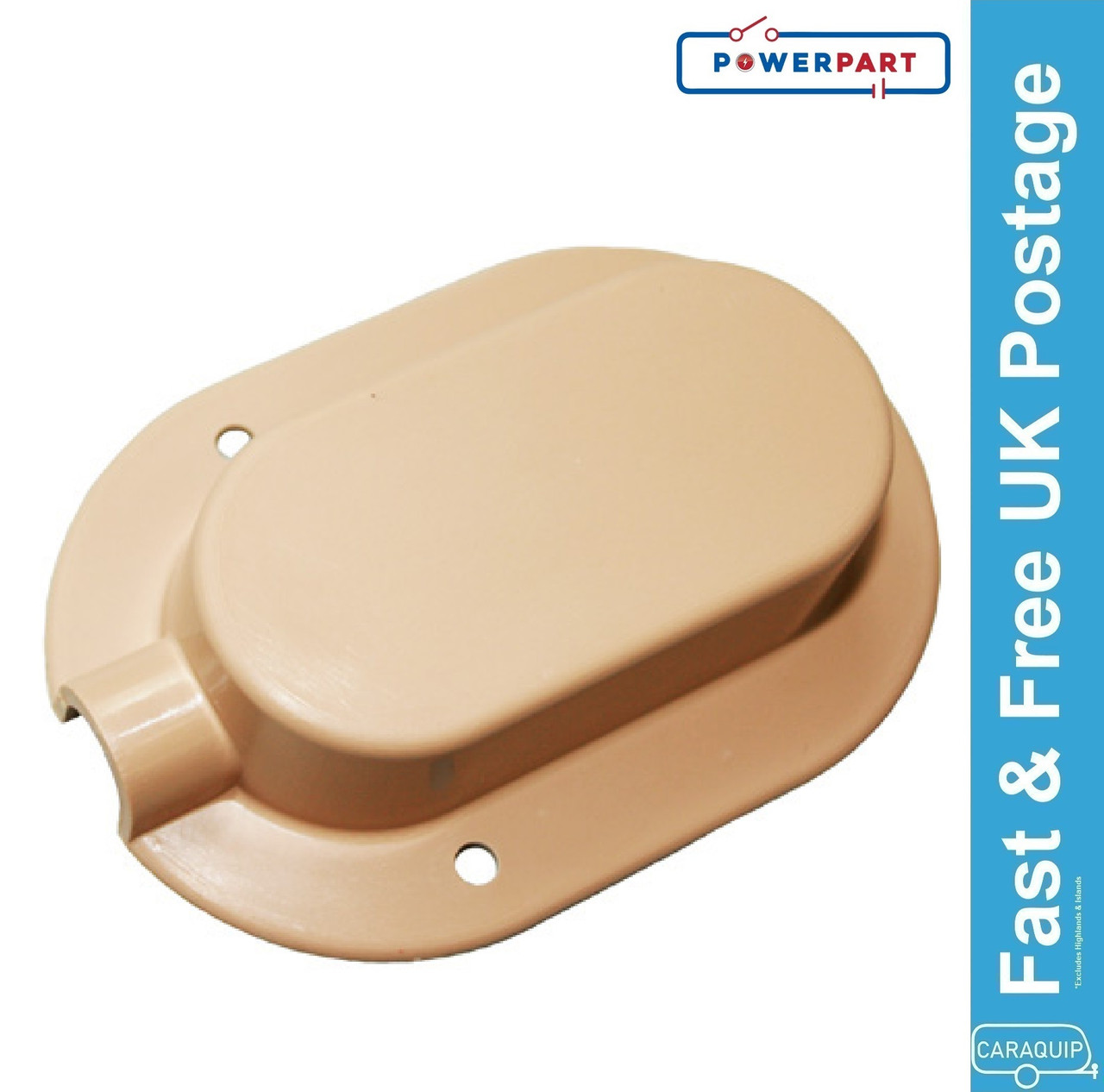 Caraquip.co.uk Cable Entry Cover Beige