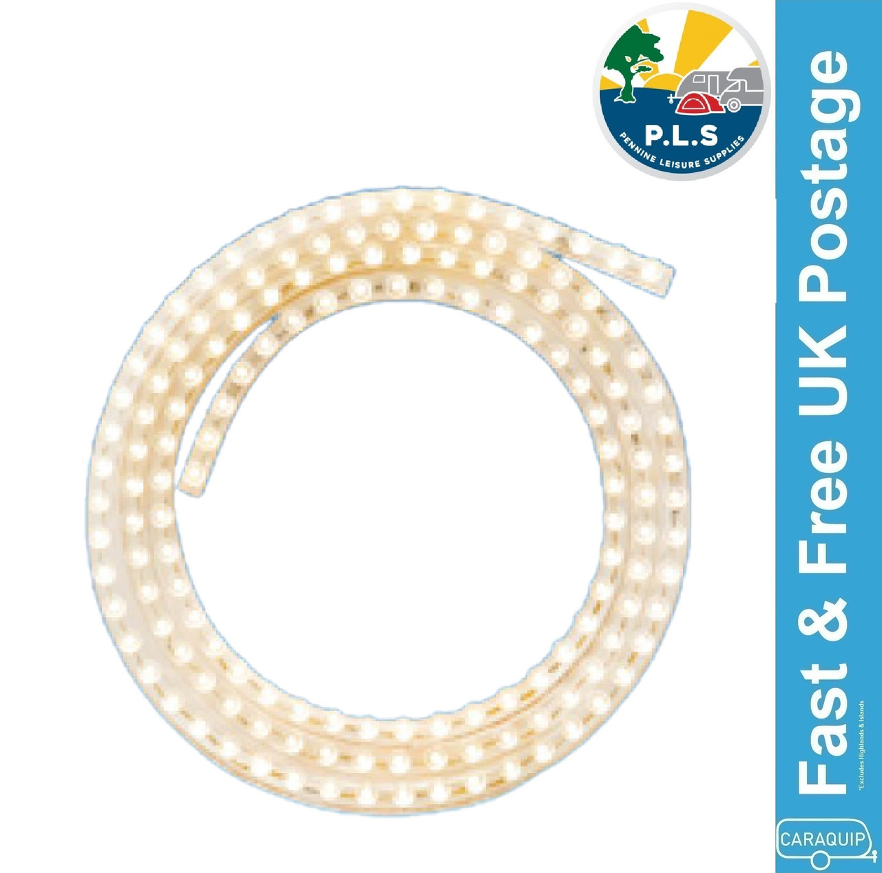 Caraquip.co.uk | Waterproof LED Coil 1.5 Mtrs - Warm White