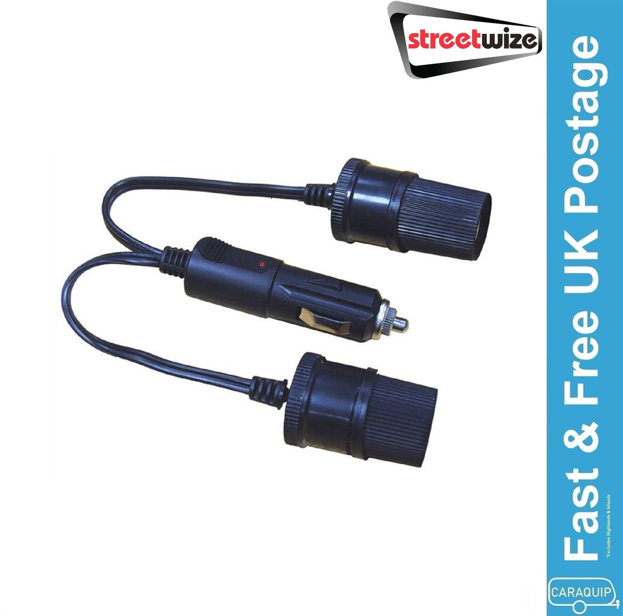 car cigarette lighter extension cable 3m with switch 12v Cigarette Lighter Cords