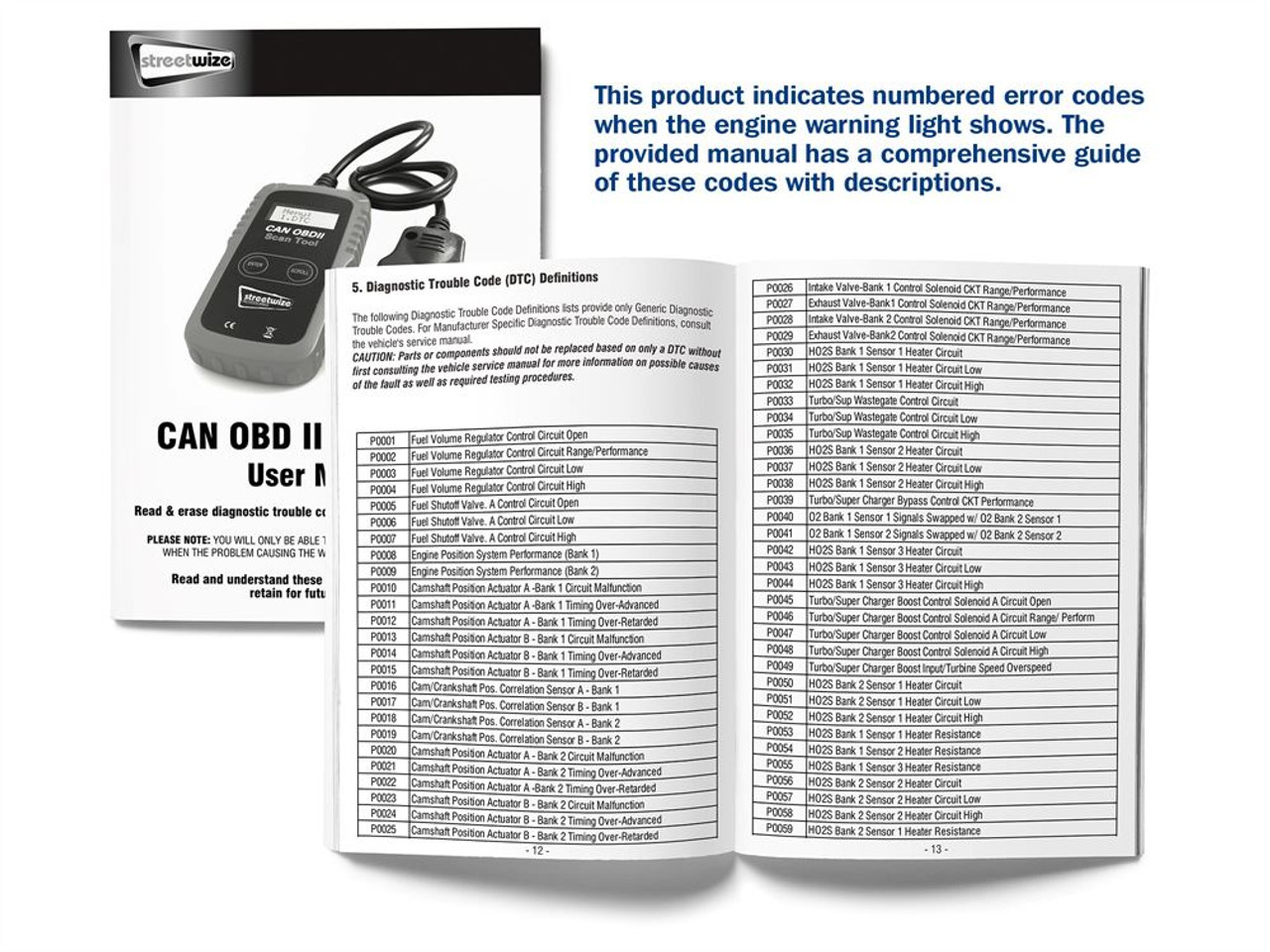 Streetwize ODBII Diagnostic Reader