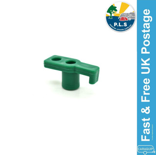 Green Hard Rock Ground Steel Peg Hook Tops