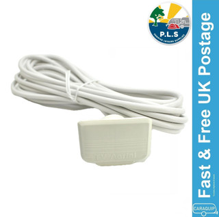 TV Coax Aerial Socket c/w Flap + 5 Metre Lead