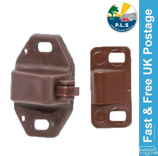 BROWN Plastic Door Catch