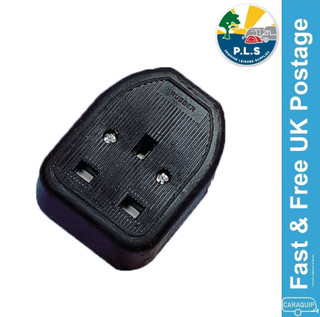 Black 13amp Trailing Socket