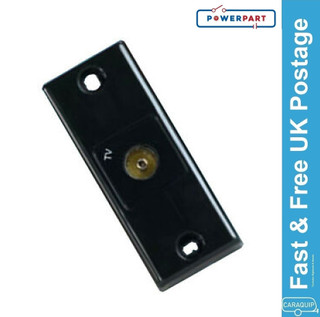 Black Architrave TV Socket