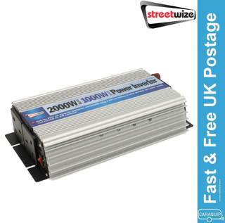 Streetwize 12v 1000 Watt Vehicle 230v AC Mains Power Inverter