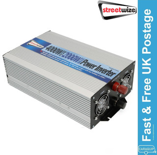 Streetwize 12v 2000 Watt Vehicle 230v AC Mains Power Inverter