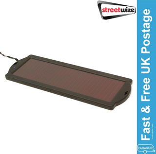 Streetwize 12v Solar Panel Battery Trickle Charger