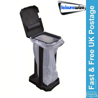 Leisurewize Eco-Bin Black Waste Rubbish