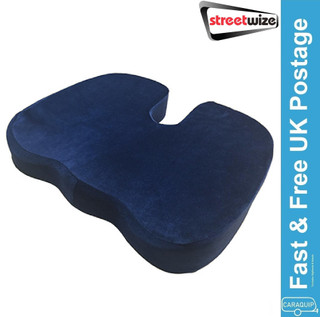 Streetwize Memory Foam Coccyx & Back Support Pressure Relieve Cushion