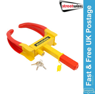 Streetwize Anti Theft Wheel Claw Clamp U Lock