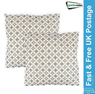 Gardenwize Outdoor Pair of Diamond Scatter Cushions