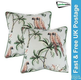 Gardenwize Pair of Pink Parrot Scatter Cushions