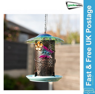 Gardenwize Hanging Bird Feeder With Solar LED