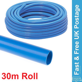 Cold Water Pipe Hose PVC Tube 13mm (1/2") Caravan Motorhome Campervan 30 Metre