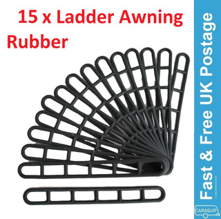 Rubber Ladder Band Strap Tent Awning 210mm Caravan Motorhome Camping Gazebo x 15