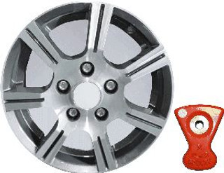 AL-KO Secure Wheel Lock No.30 Caravan Security Wheel Clamp Lock Kit