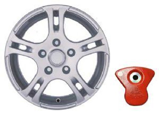 AL-KO Secure Wheel Lock No.19 Caravan Security Wheel Clamp Lock Kit
