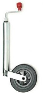 AL-KO Compact Jockey Wheel 48mm c/w Wheel Caravan Trailer Towing - 1222433