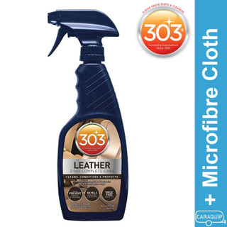 303 Leather 3-In-1 Care 16oz + Cloth